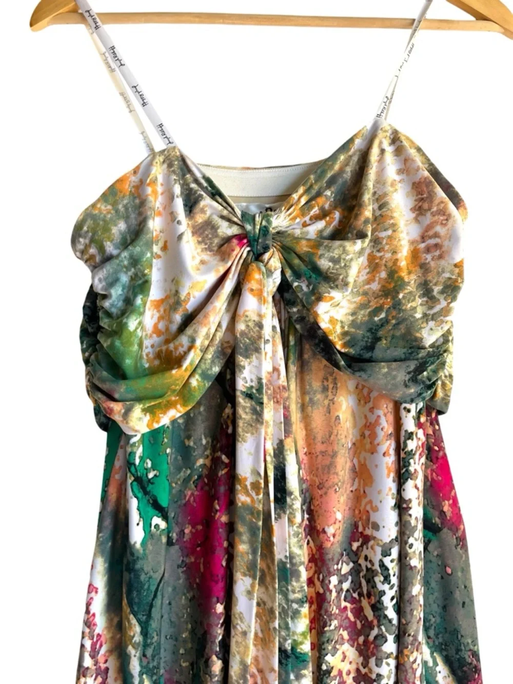 Joseph Ribkoff Strapless Maxi Dress Abstract Print Formal Size 12 - Picture 3 of 13